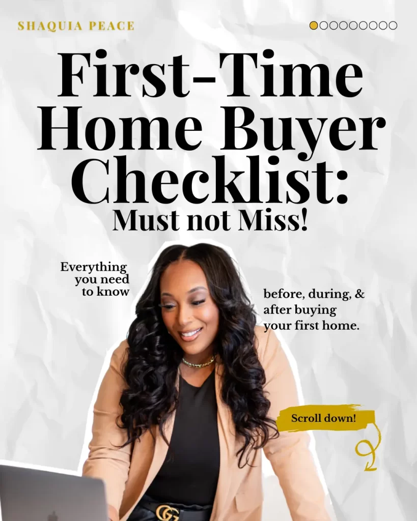 First-time Home Buyer Checklist