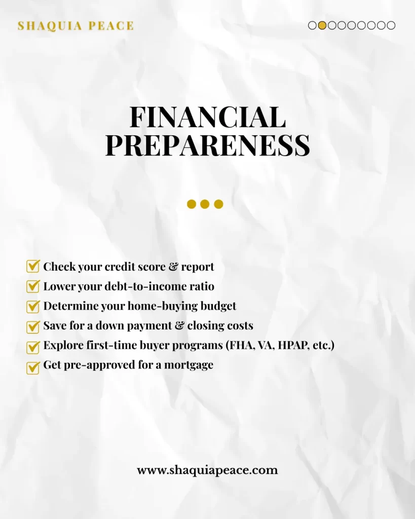 First-time Home Buyer Checklist: Financial Preparedness