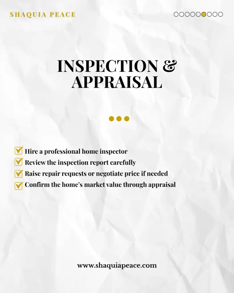 First-time Home Buyer Checklist: Inspection and Appraisal