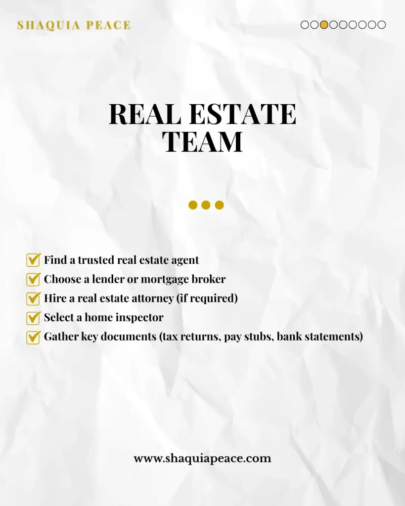 First-time Home Buyer Checklist: Real Estate Team