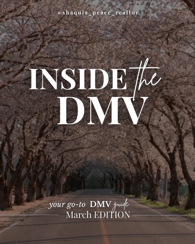 DMV: Washington DC, Maryland, and Northern Virginia